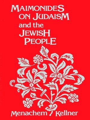 cover image of Maimonides on Judaism and the Jewish People